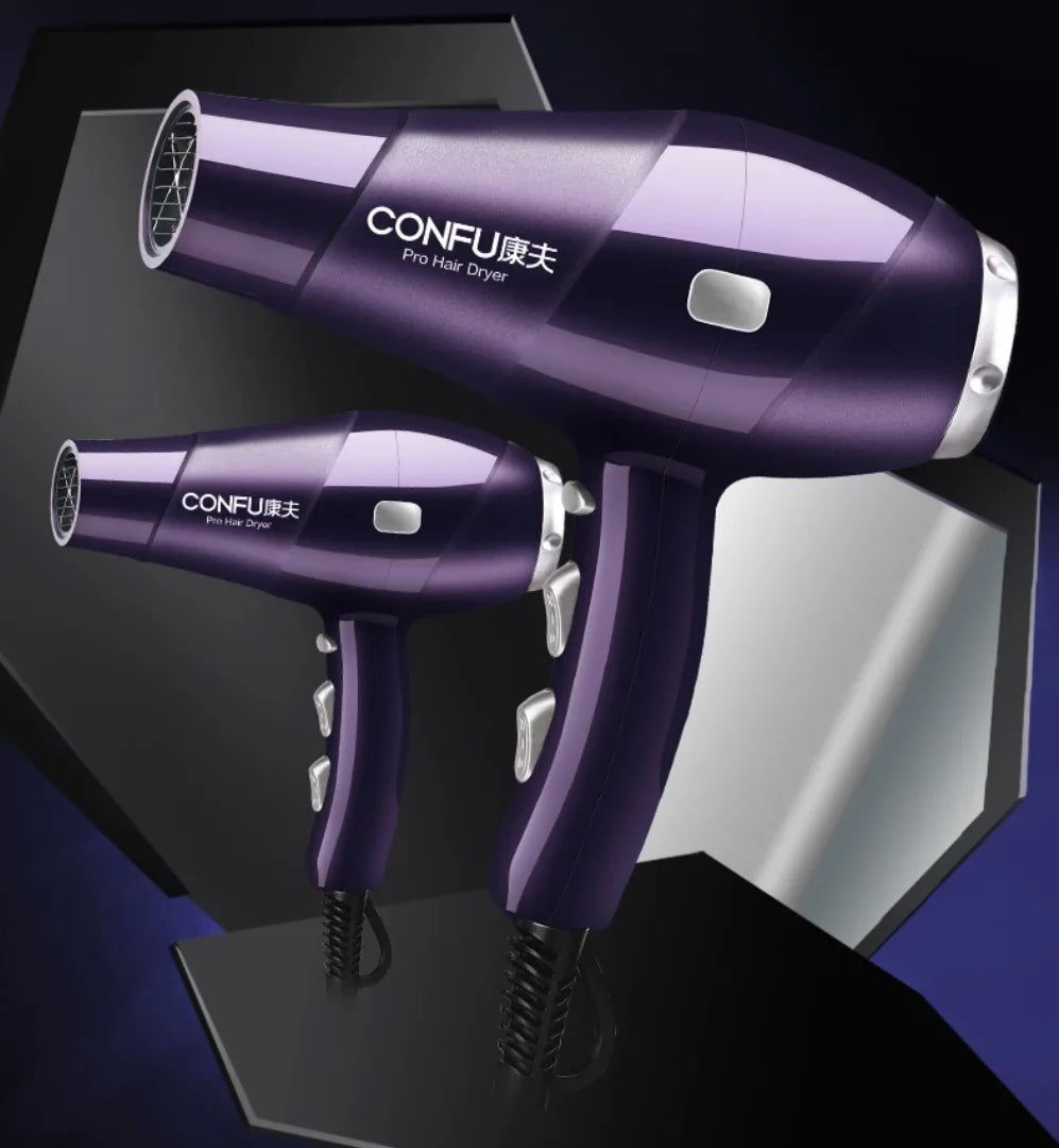 hot Dryers air Shinier Function 2 CONFU for Concentrator Dryer, and Settings, High for Nozzle(Red) Heat Dryer, Results, Button, Hair and Shot Women, Hair Speed Ionic Power Cool 3 cold 2300W