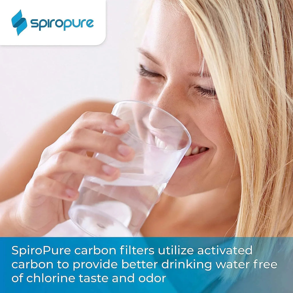 (GAC) Shell 12) Water Carbon Granular Micron Activated (Case CC-10 10x2.5 of Cartridge Filter 155155-43 SpiroPure Coconut SP-GAC-10R 20