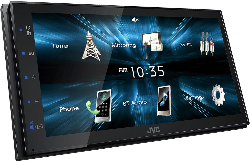 6.8" & Monitor Magnet Receiver Camera JVC Phone Rearview Fixed Media Holder Absolute KW-M150BT Digital Touchscreen +
