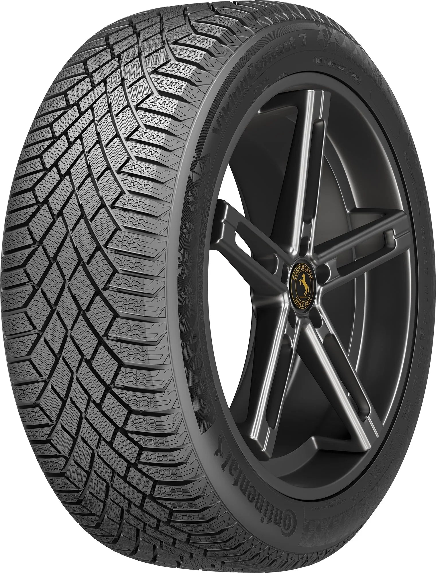95T tire Continental 7 Viking 4) Contact 195/65R15XL (Qty: