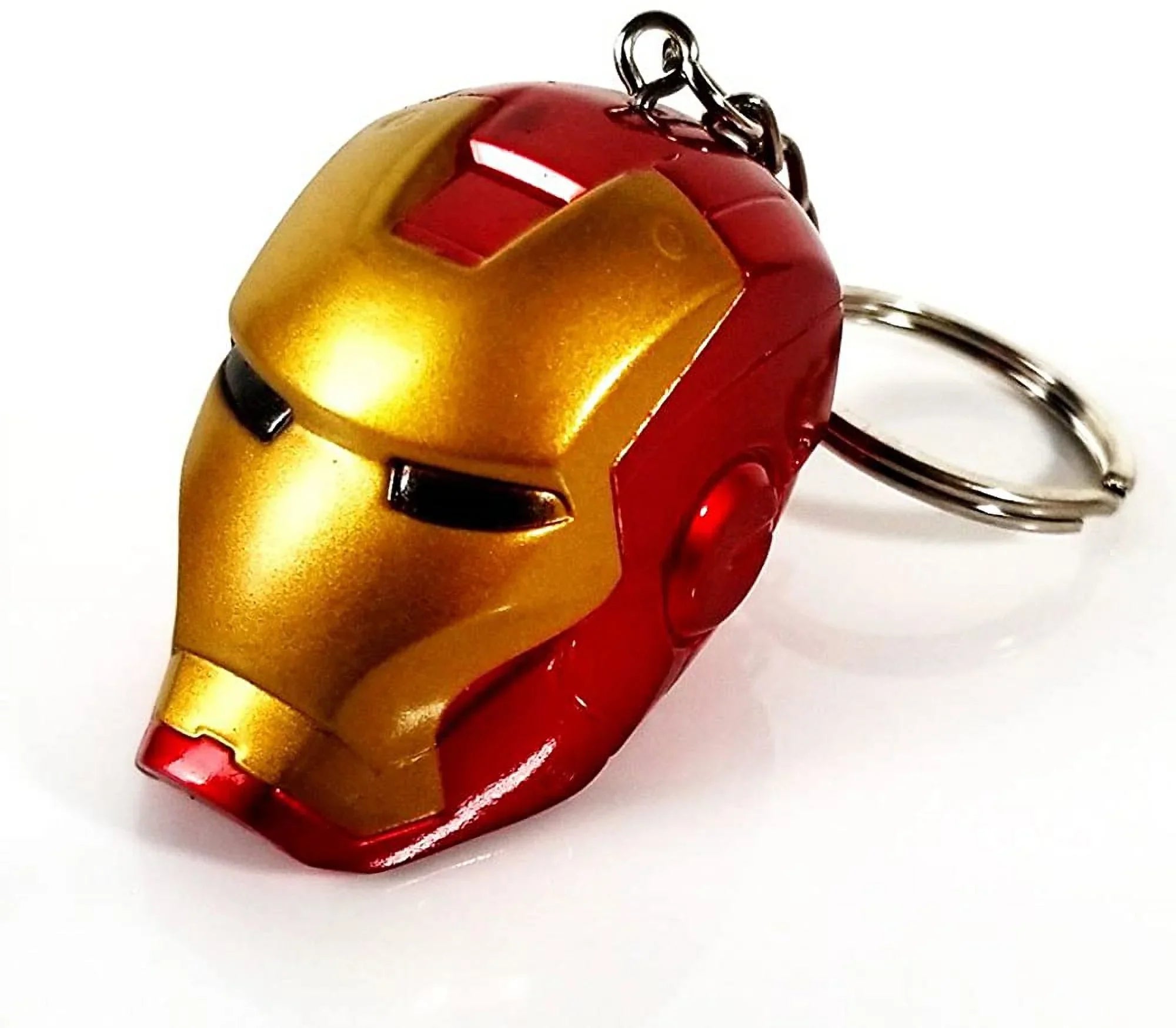 Helmet Superhero Keychain Key Ring Style Figure GFDay Man Iron