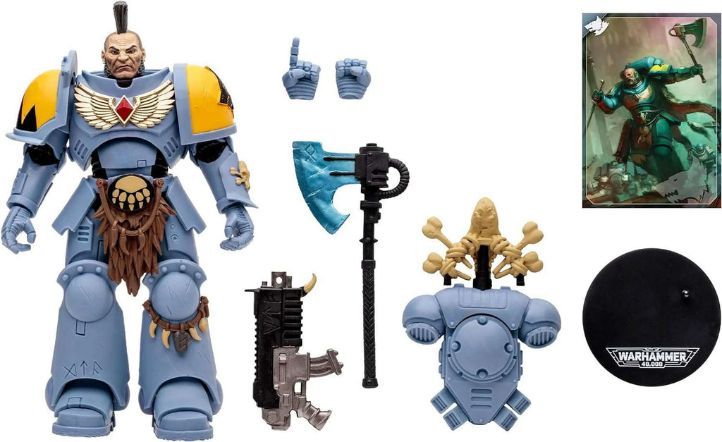 Figures - - Wolves 7" 40K 7 McFarlane - Warhammer Wave Space Wolf Guard