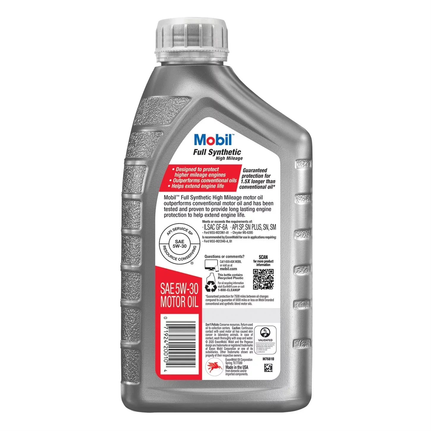 Motor Mobil High Qt, Case/6 5W-30, Oil Mileage Synthetic 1 Full