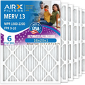 Air 2200 Electrostatic Comparable AC AIR. Air Pack Filters WICKED MPR FPR Pleated HVAC 1500 MERV USA to 16x20x1 by FILTERS Furnace 9 16x20x1 - Filter Premium AIRX Conditioner Made Filter CLEAN 6 13 &