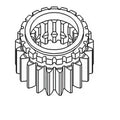 RAParts 3610 4100 5000- Countershaft 4200 Sliding Gear 2000 Coupling 4000 3000 Fits 3600