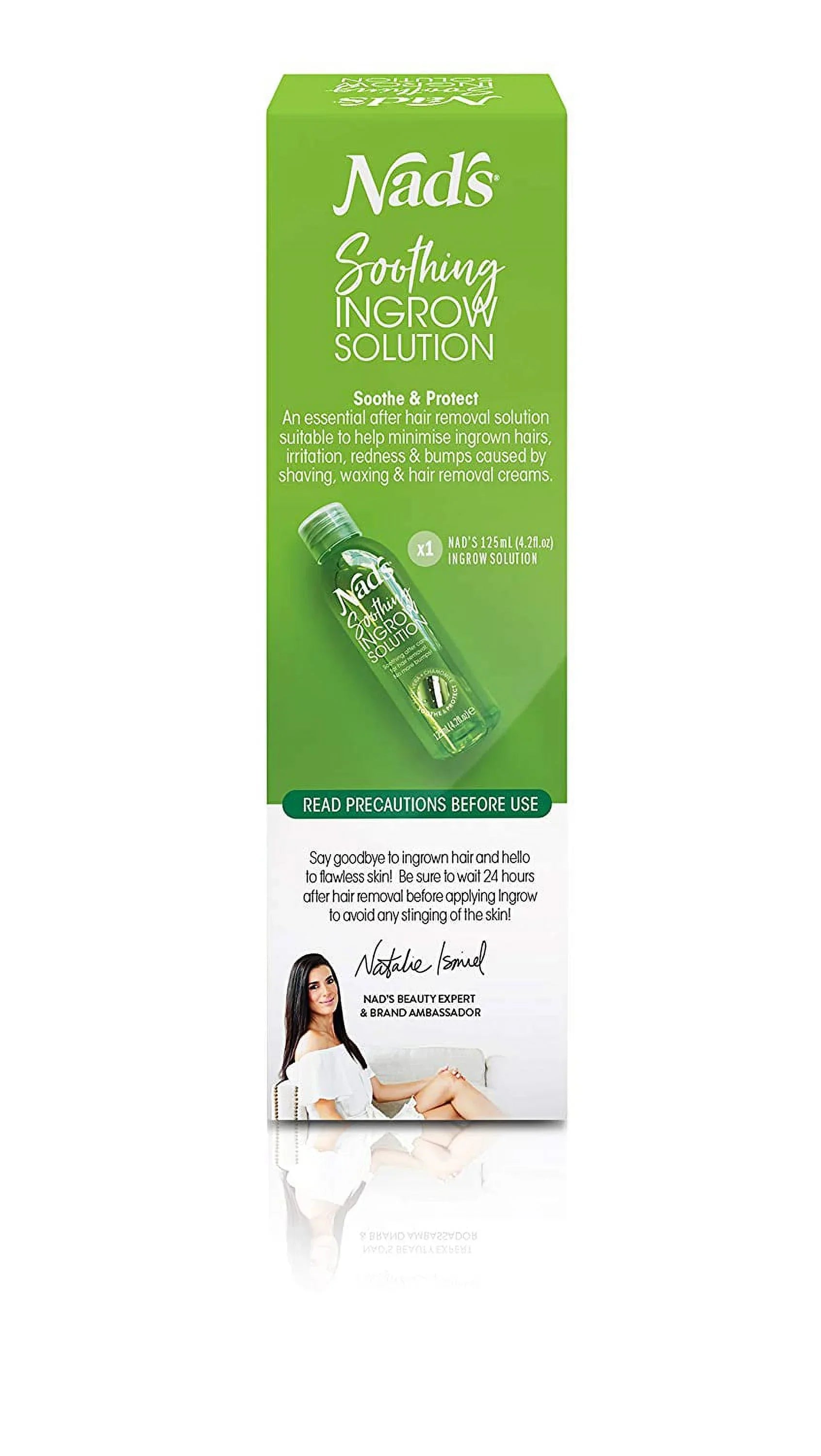Treatment Burn After Razor Serum & Hair Men ml) Waxing, Ingrown Razor & Use (125 4.2 Women Treatment Solution For - oz Shave, Bumps Nad's Cream