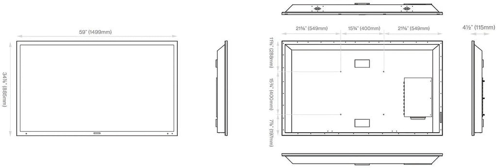 Year Weatherproof Full FDUF65CBS Shade Coverage by an Outdoor with Furrion 65" Additional (2021) TV 2 Protect 4K Series UHD Epic