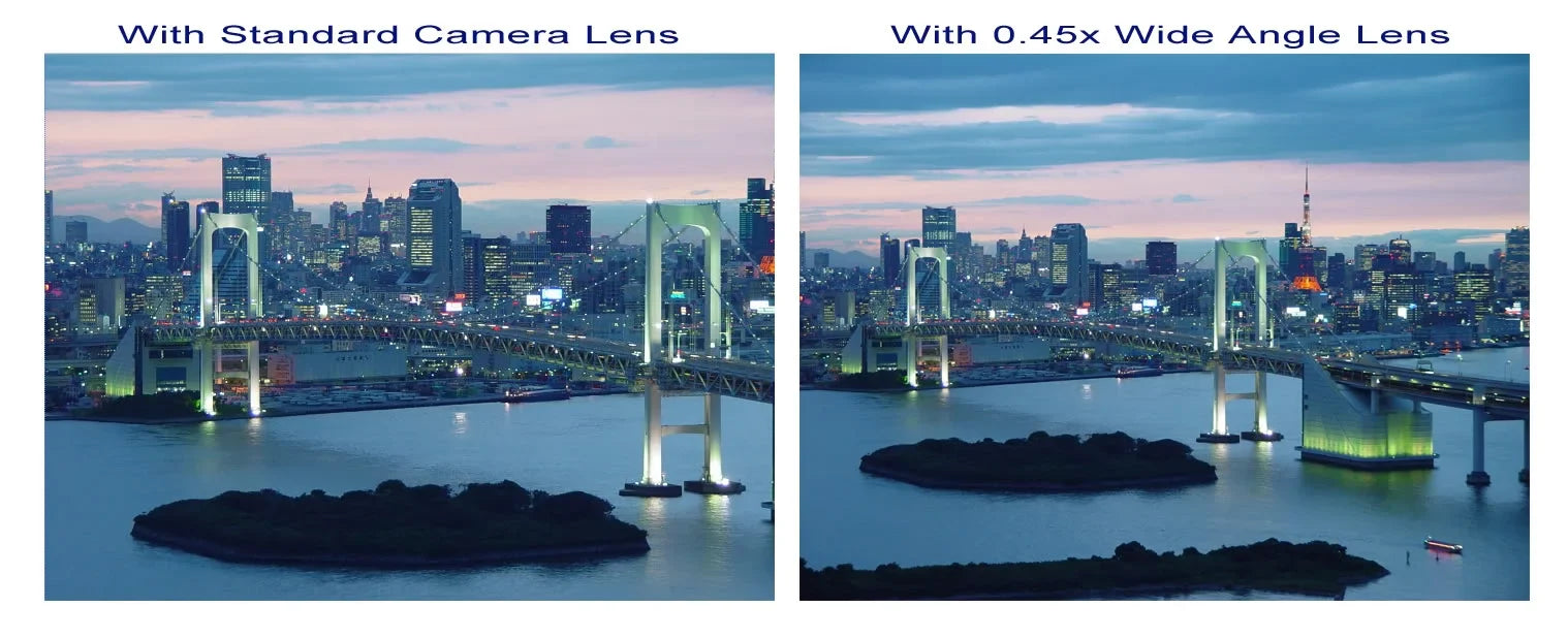 JVC W/ Style) 0.45x Chrome Magnetic (HD) Finish Lens (Modification GC-FM2YUS Wide PICSIO Type. Angle Macro