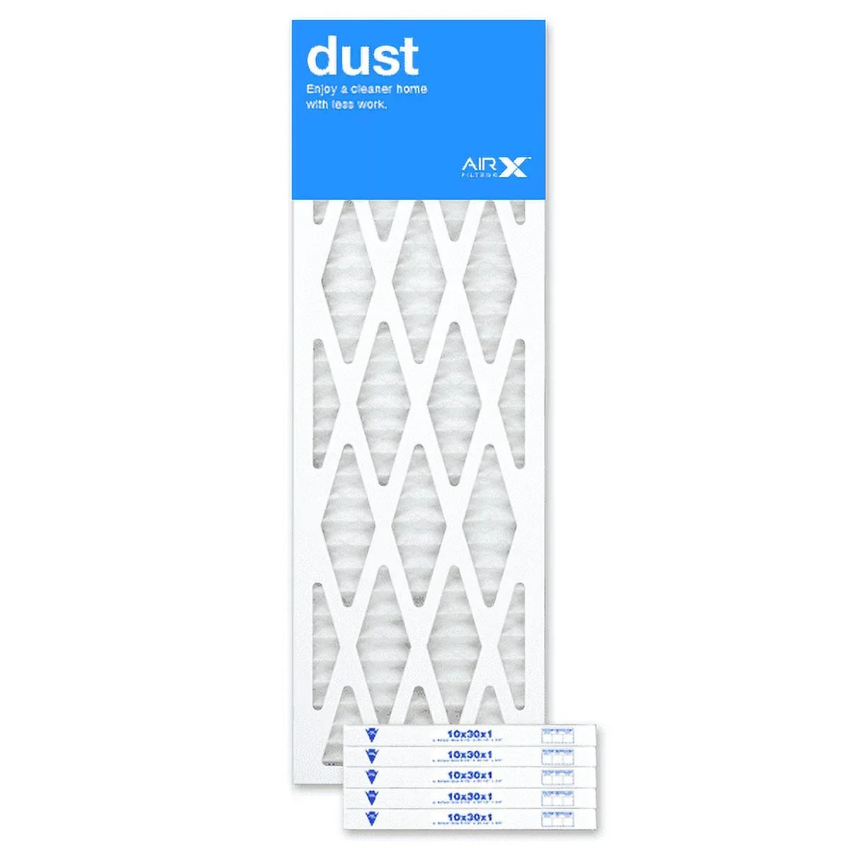 Made 8 Filter Furnace Filter, in Air Air the USA 6-Pack, Pleated Dust Filters AIRx HVAC MERV 10x30x1 AC