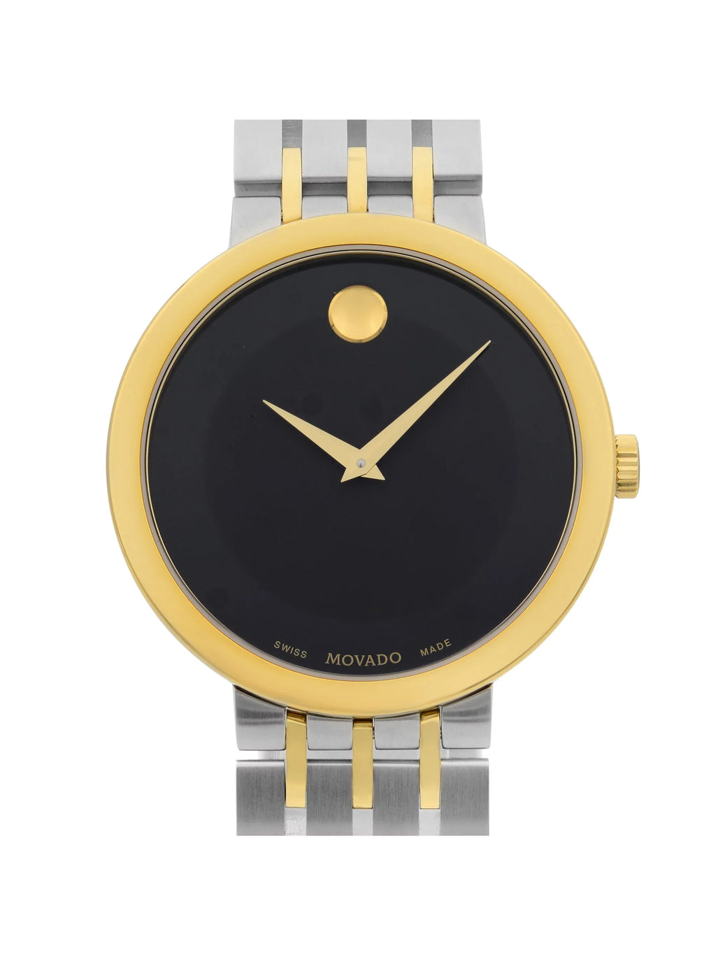 Two Quartz Ladies 607058 Stainless Steel Esperanza Movado Tone Watch