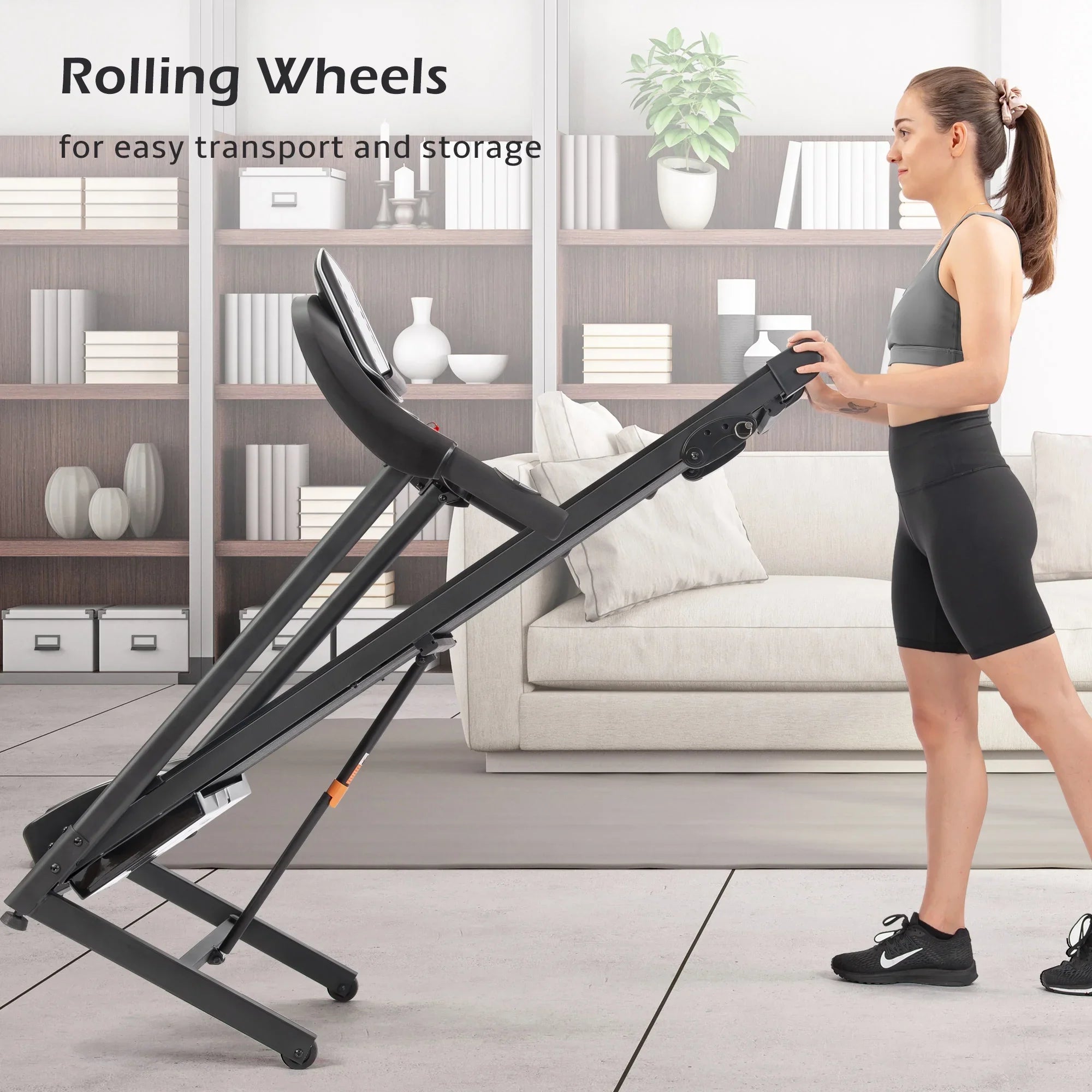 Electric Motorized with for 10 aixvx Speakers, Max. Home and Treadmill Incline MPH Audio Gym