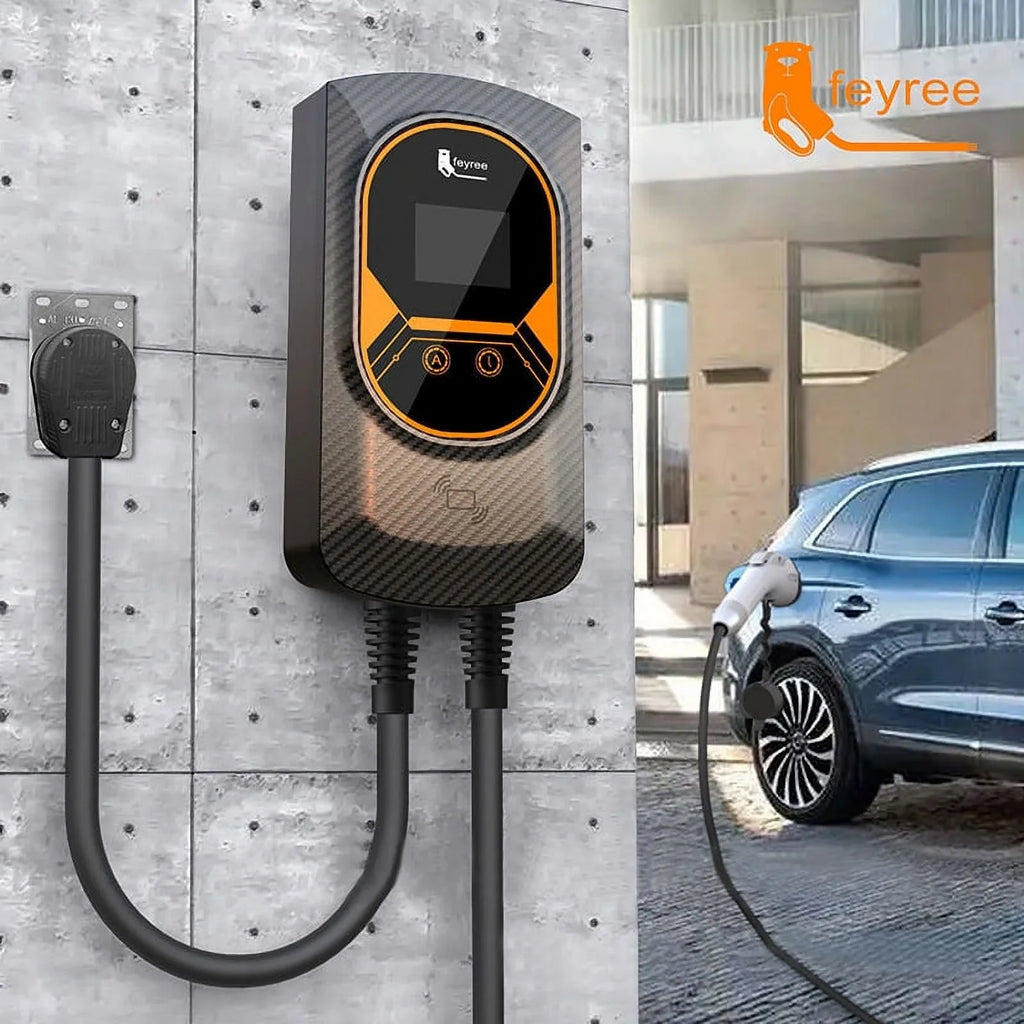 Charger 50Amp Cable Vehicle Charging 240V APP Level 26FT Electric EV Station 2