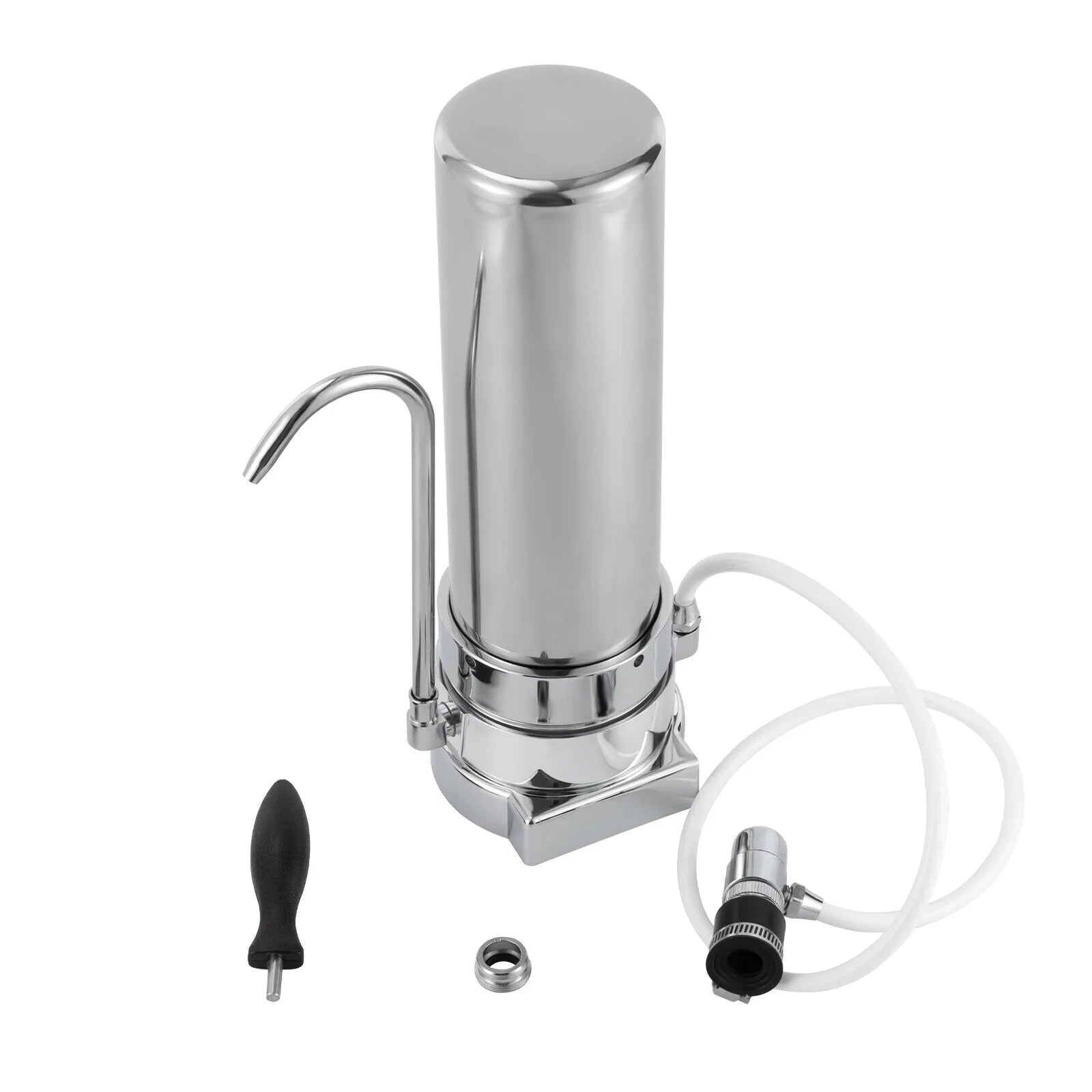 Filter Filtration Countertop Sink Water System Stainless Silver Drinking Tap Filter