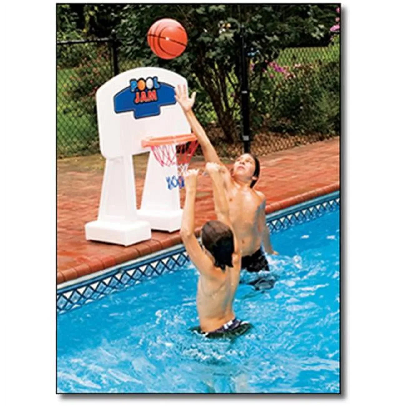 JAM POOL Toy Basketball, With Duty For Games Game Hoop Hoops Midsize Rim Heavy Pools, With Summer Water Adults Splash Outdoor Basketball For Kids SWIMLINE Poolside Hoops Swimming 9189M Plastic Pool &