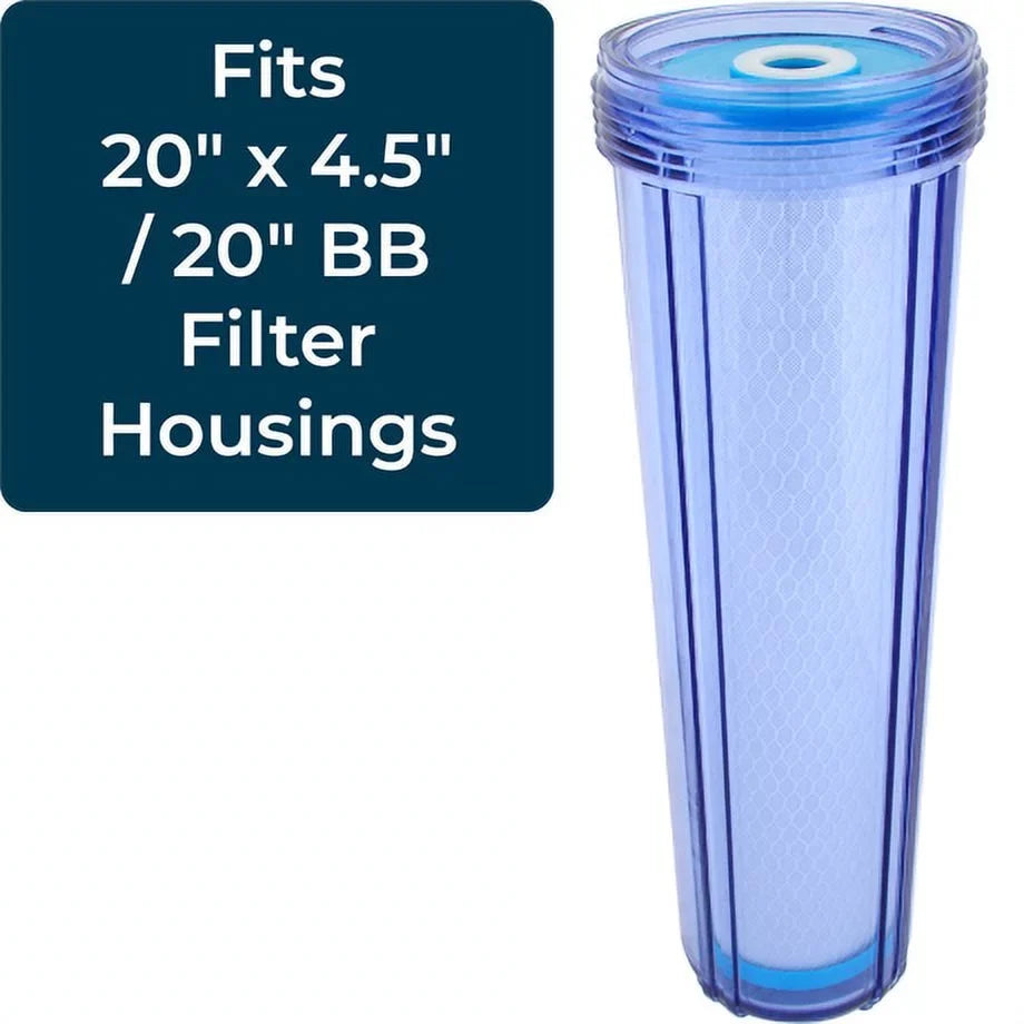 Block PAC Micron 4.5" 10 Filter, Pack) SpiroPure Carbon Water (4 20 NSF x