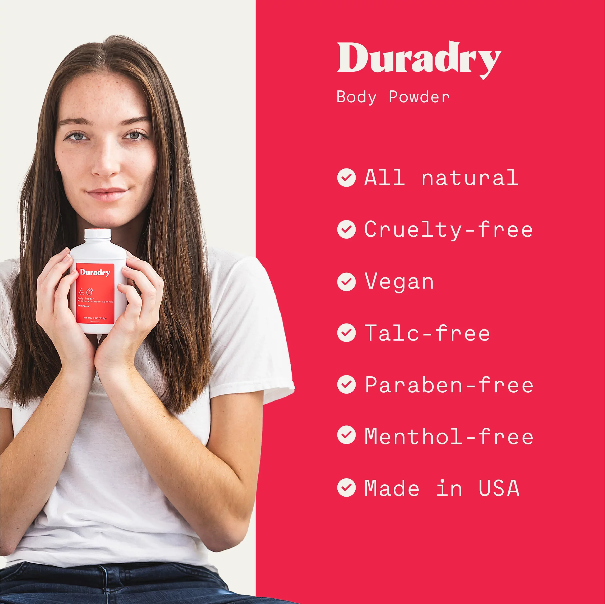 '- Absorbing, Body 3-Pack All Eliminates & 4oz, Any Talc-Free, Duradry Sweat Defense Powder, Body Anti-Chaffing, Sweat Natural Powder - Control, Seabreeze, Naturally Prevents Odor and Odor