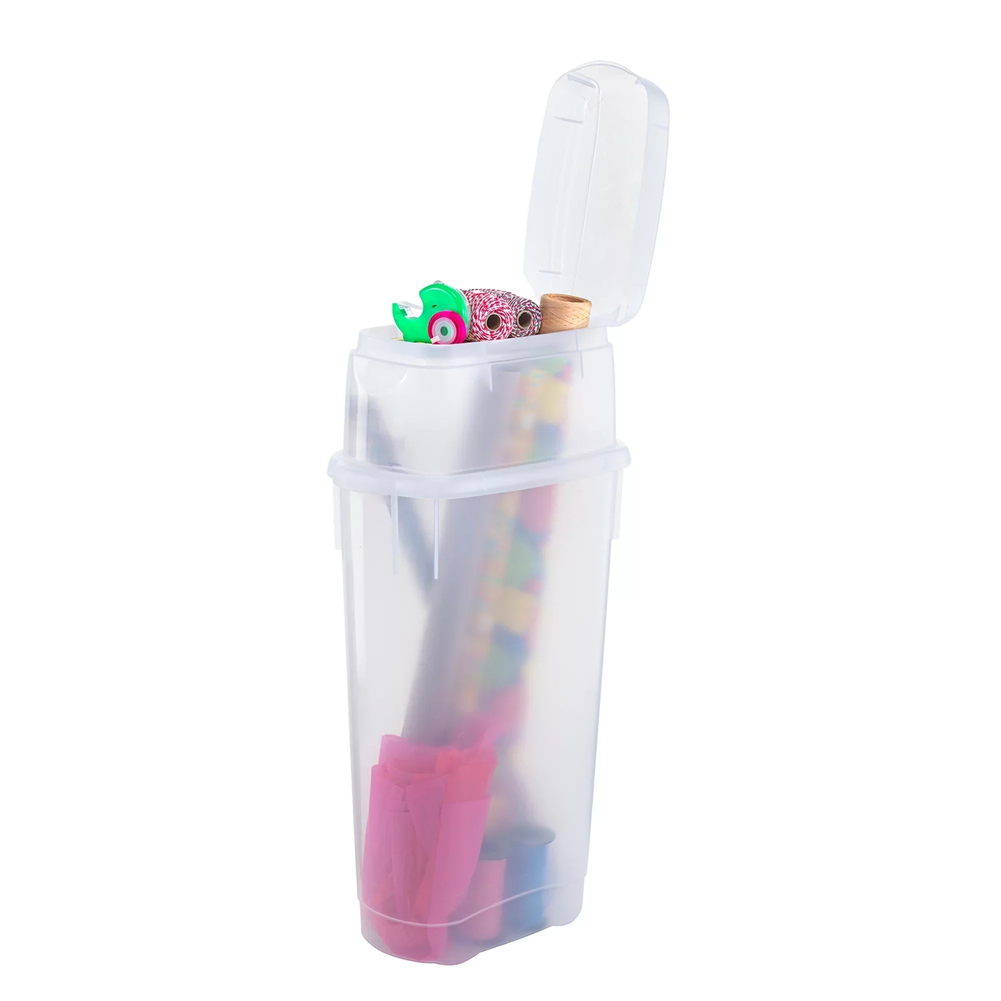 Wrap Container, Clear, Rubbermaid Craft N' Single Plastic Paper Wrapping