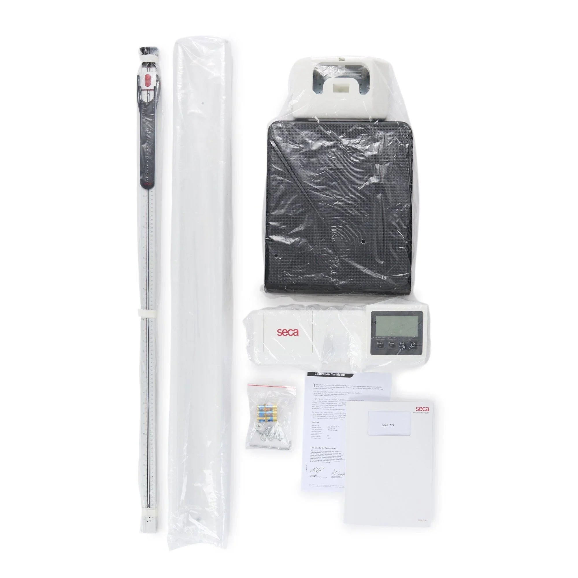 White seca Height 550 Battery Column 250 Capacity Operated lbs. kg Display 777 / Scale Digital Rod (EA/1) with