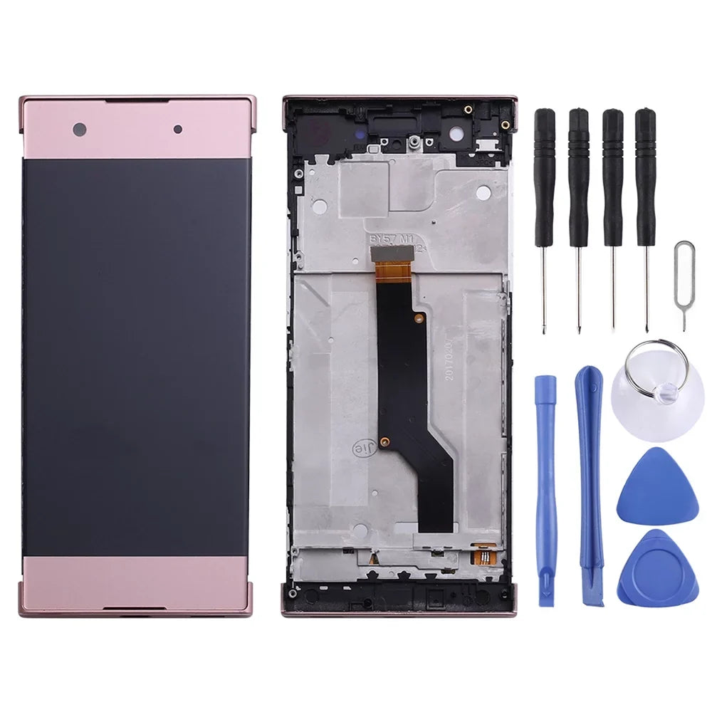 Xperia with XA1 G3112 Screen Sony Cellphone Full LCD G3116 for Digitizer OEM Parts Repair Frame G3121 Assembly