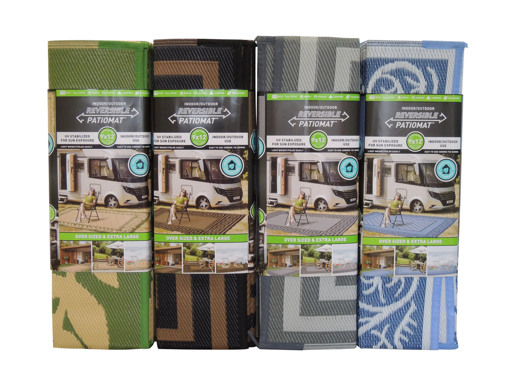 designs) Rug x Mats Outdoor 12' (Reversible 2 9' Gray with Patio