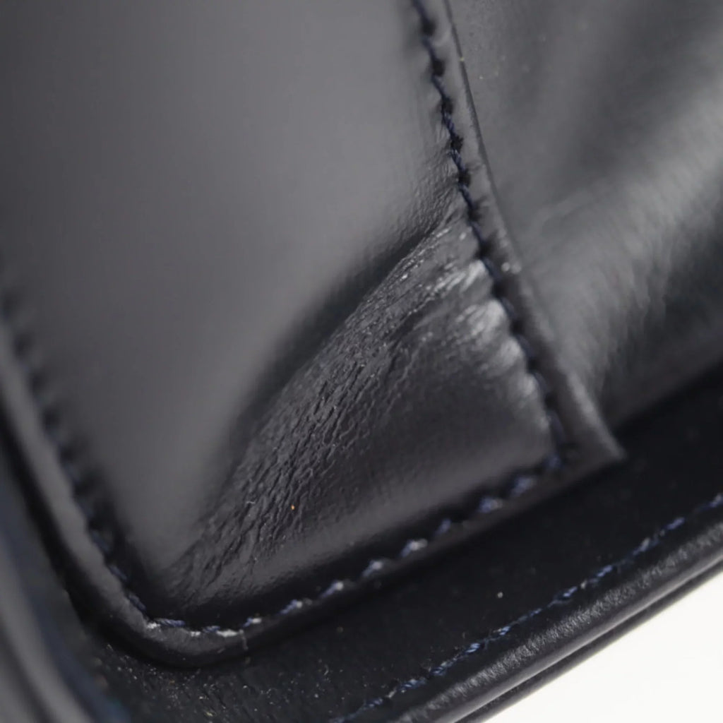 handbag dark mini Cartier CARTIER Pre-Owned calf line bag sapphire navy (Good)