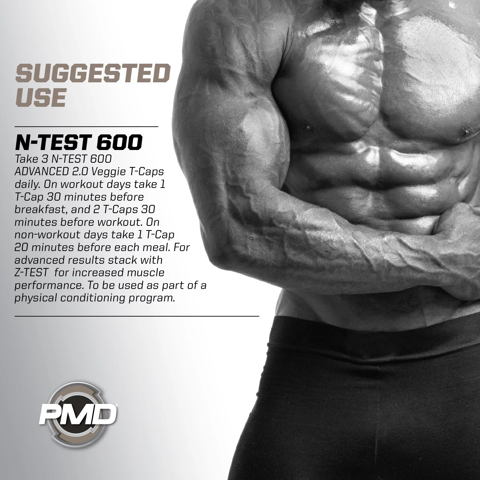 for Test 600 Testofen - Lean - and Growth N-Test Bodybuilding Boost PMD Men Veggie-Caps)) Sports - And Testosterone With Gains Booster Advanced Training And Strength Powerful - Muscle Strong (90