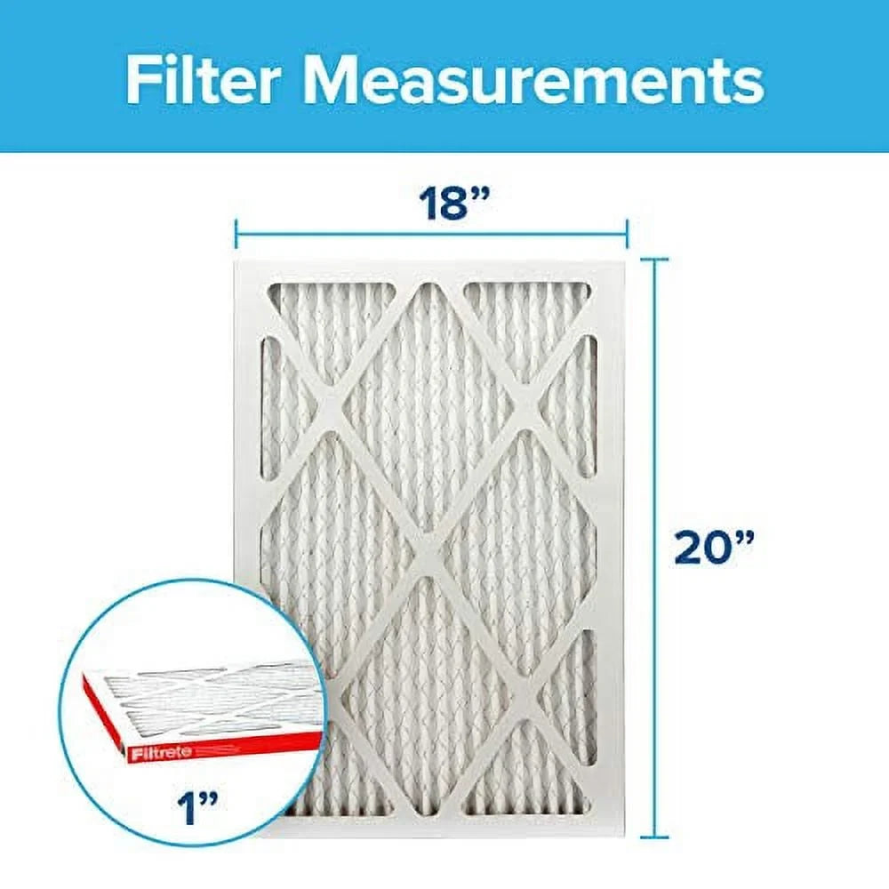 Filtrete 0.81) Air 19.81 Allergen Defense, 18x20x1, Micro Furnace 1000, dimensions AC 17.81 MPR 6-Pack Filter, x x (exact