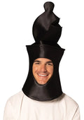 Size, Deluxe Ultimate Imposta Mask Adult One Costume, Rasta R1309-OS BlackBishopChessHeadpiece Halloween