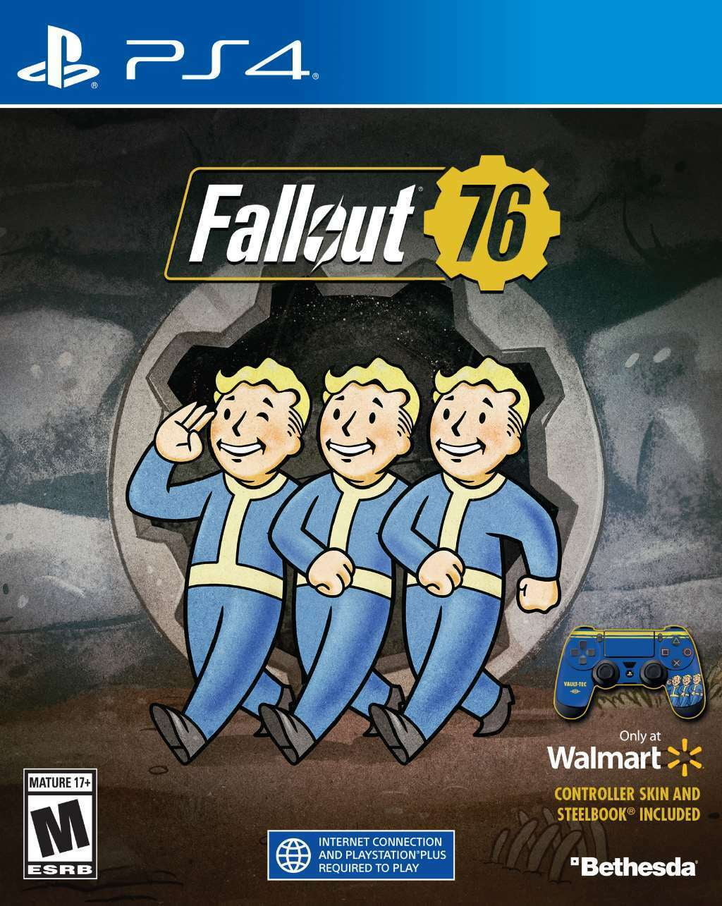 US 76 New Fallout (Brand Playstati Steelbook Edition PS4 Sealed Factory Version)