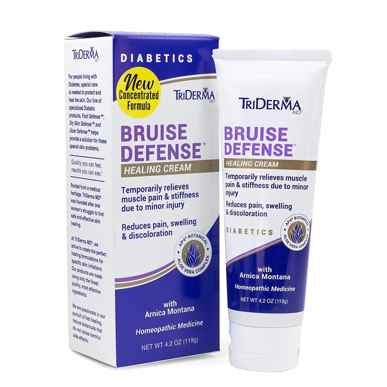 Triderma 2.2 [2 ] oz packs Cream Bruise Healing Defense