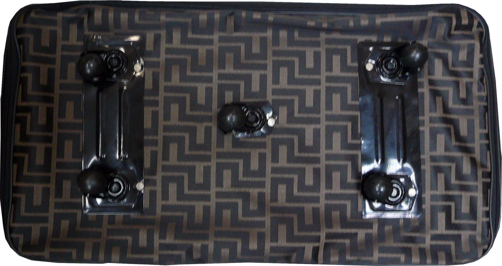 Bag Duffel (Coffee) Luggage Wheeled Bag Rolling Spinner 36"