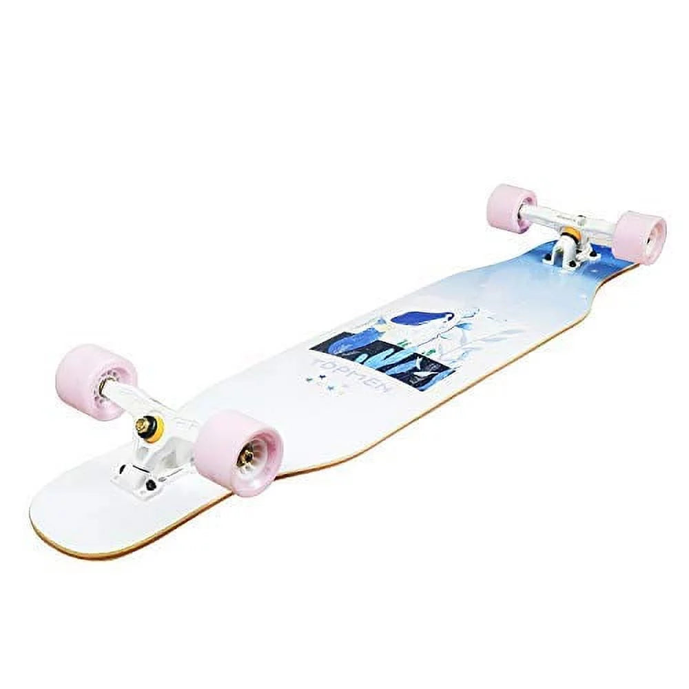 Boarding Adults for Inch 42 and Maple Complete Longboard Dancing Hard Dance Includes - PRO Rock Dancing Skateboard Freestyle Beginners WHOME 8 Layer for Alpine T-Tool Cruising Carving