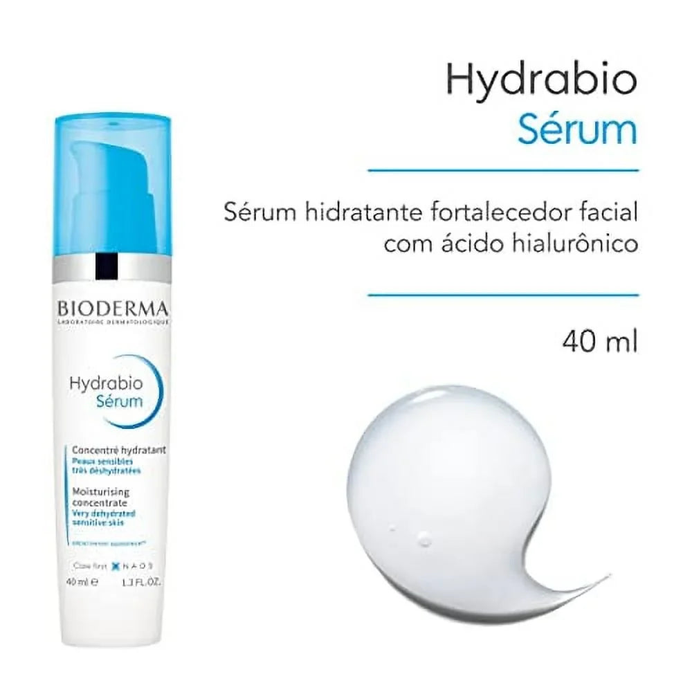 Facial Hydrating Serum Moisturising 1.3oz Dehydrated Serum Bioderma Serum Skin Sensitive Hydrabio for