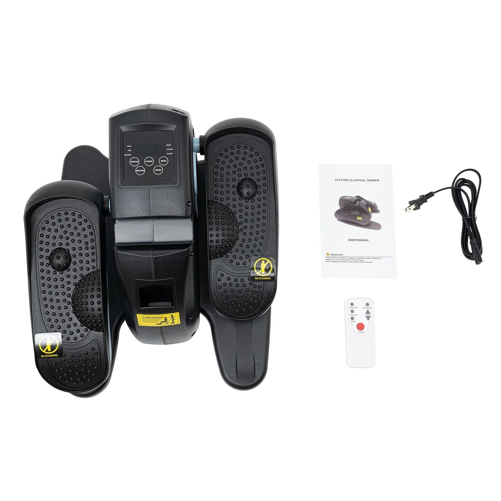 LCD Desk W/Remote Elliptical Exercise Trainer Rpm) P1, Display P2, Gears(32/50/70/89/113 Leg Under 5 P3 Electric Pedal 60W