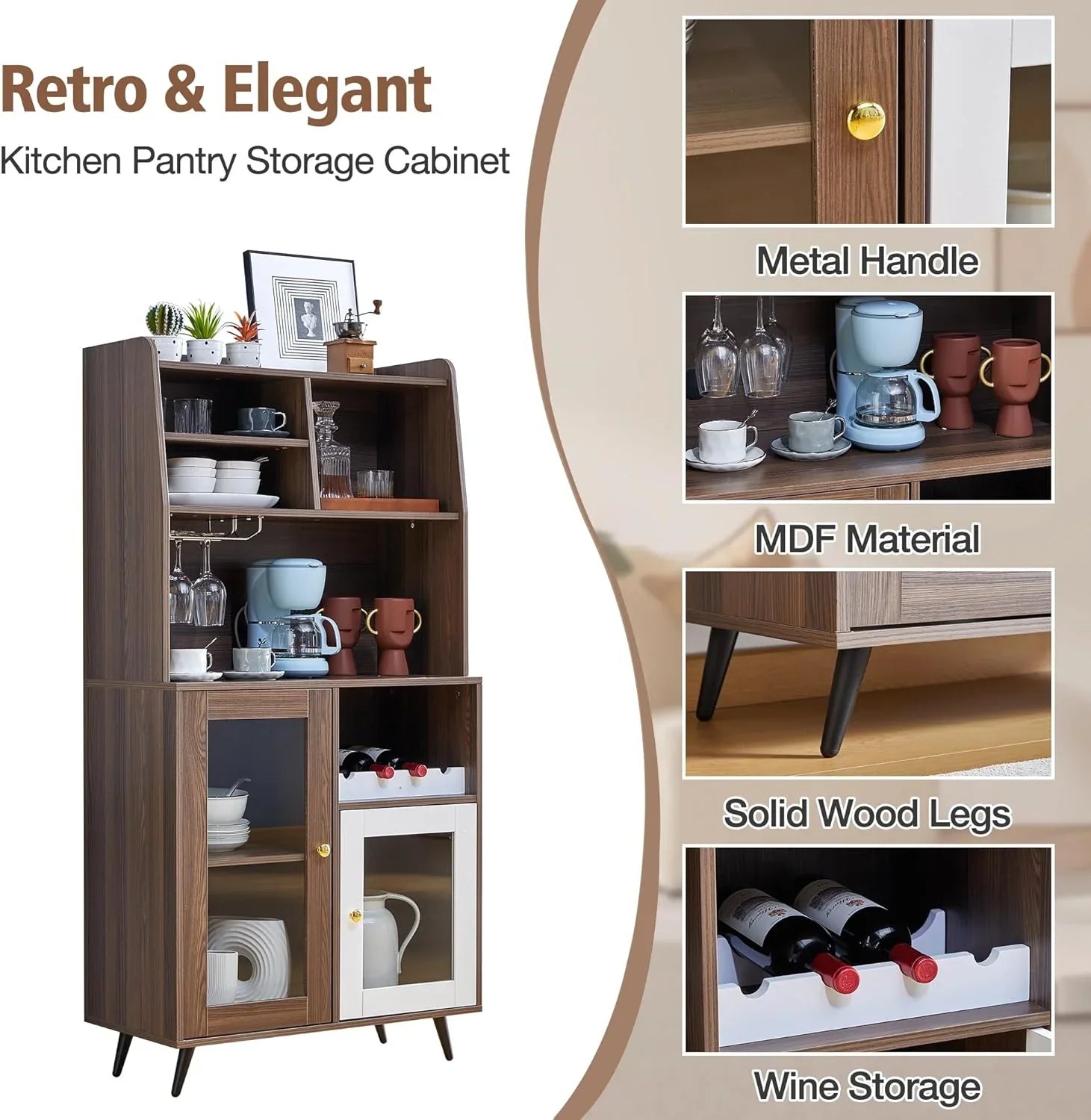Mix and with Cabinet Cabinet Cabinets Dining Kitchen Bedroom Locker Living Locker TJUNBOLIFE Multifunctional Room Home Shelves Rack Locker Cabinet Wine Cabinet for of Room