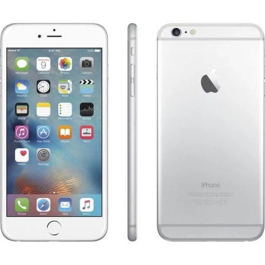 GSM Unlocked - iPhone Restored (Refurbished) Apple Silver Plus 6 16GB,