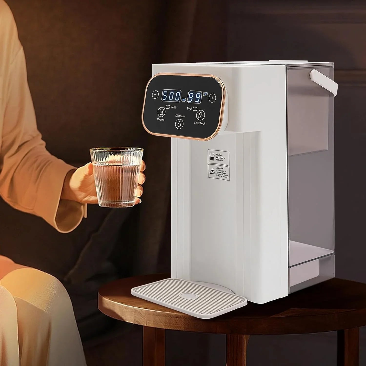 Hot Setting Instant 8 Volume Filter MIDUO Lock Temp Dispenser High With Water Temperatures & 12 Safety
