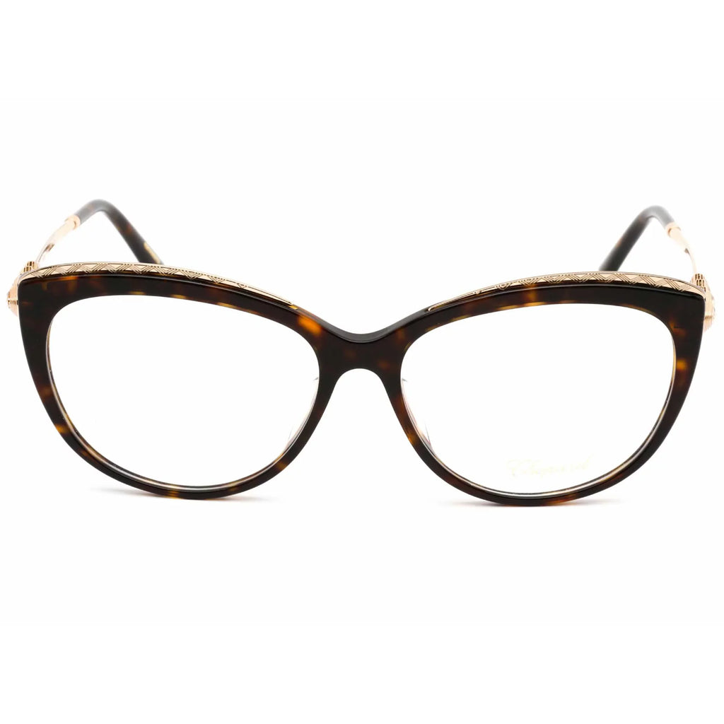 Full Women's Havana 0722 Eyeglasses Rim Chopard Dark VCH276S