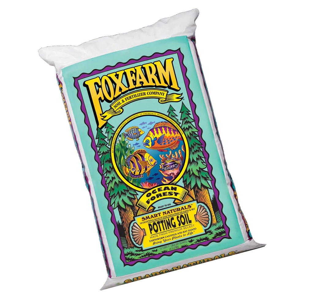 Cubic Foxfarm Feet, Pack pH, 3 Garden 1.5 Forest 6.3-6.8 Soil Potting Bags Ocean