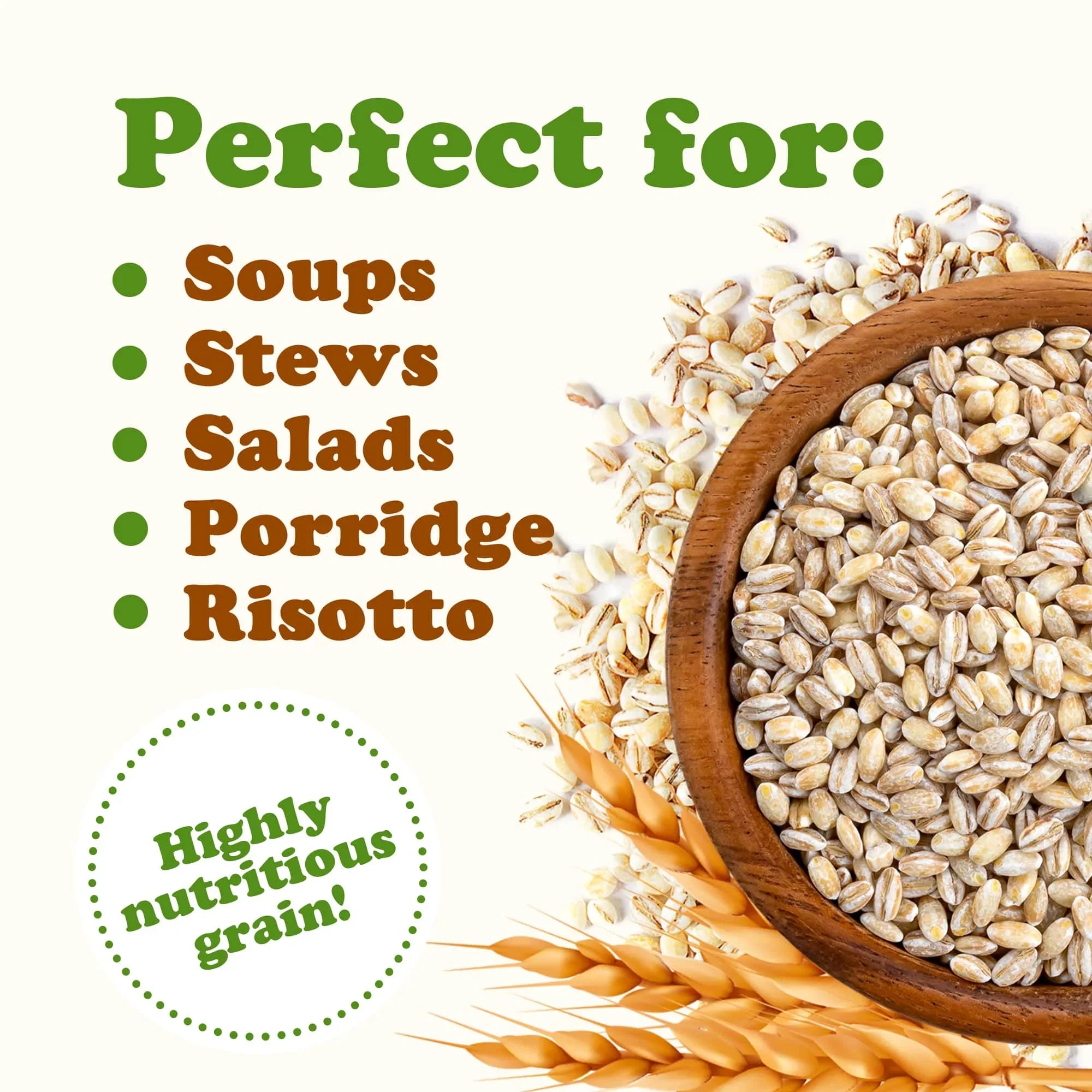 Raw â?by Pounds Barley, Vegan, to Food 15 Pearled Live â?Kosher,