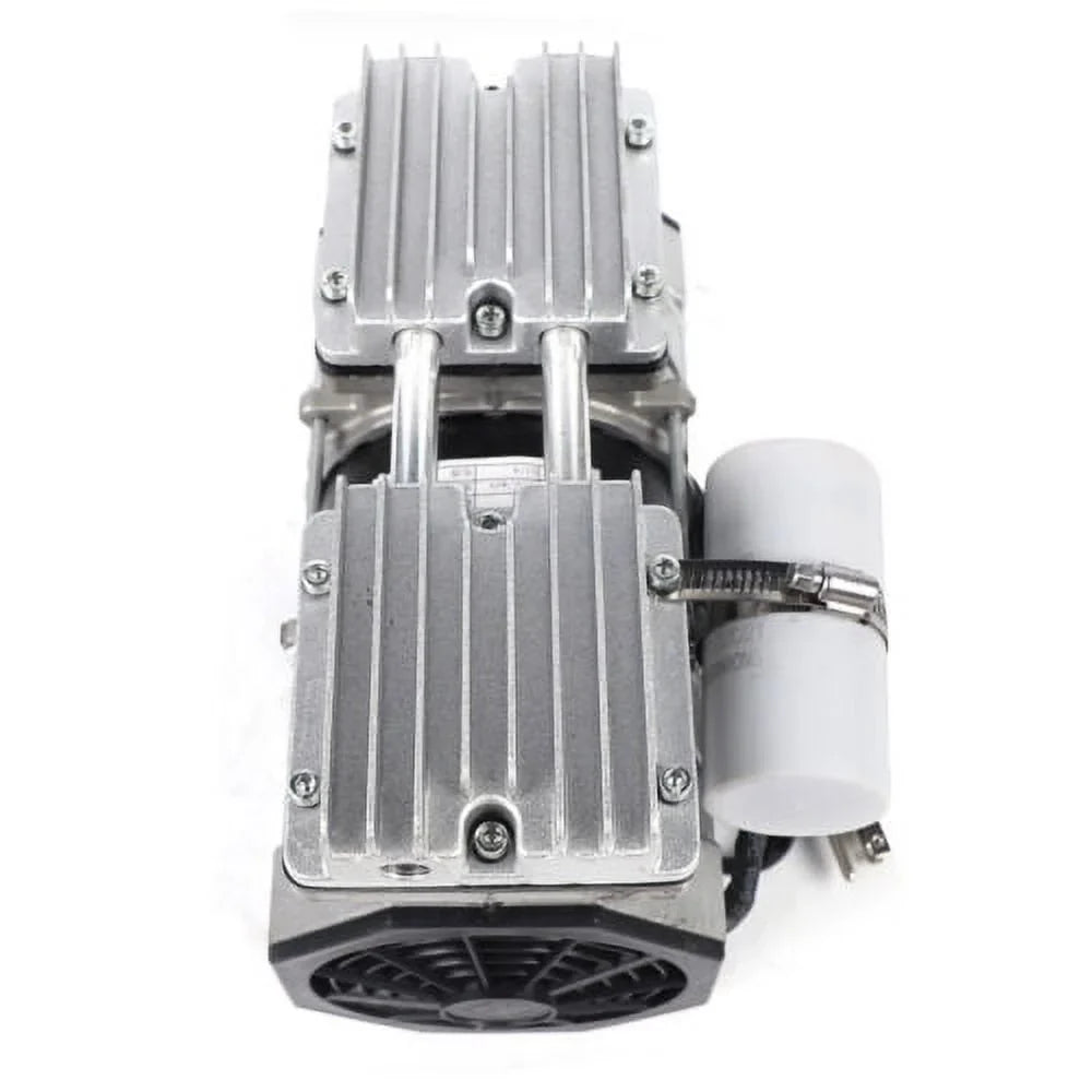 rpm Compressor Bar Piston Double-Cylinder 8 680mmHg Vacuum 110V Oilless 1400