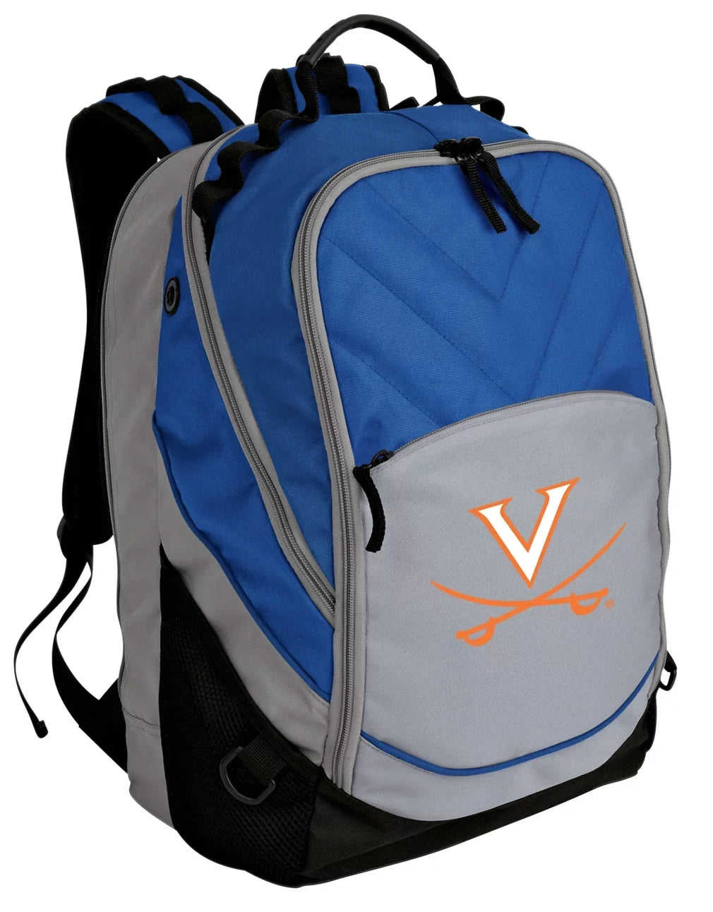 of Backpack University with LOADED Laptop Virginia UVA POCKETS! Backpack Deluxe