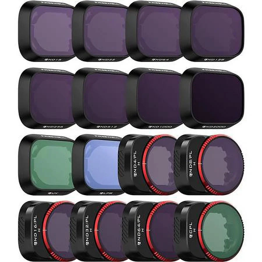 Filter 3 Mega for CPL Filters Kit Mini DJI 16-Pack and with ND/PL, Pro UV Drone, ND,