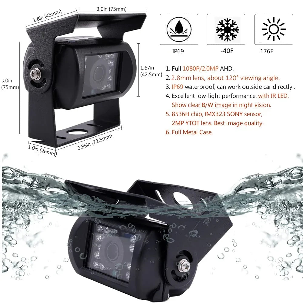 View Live SSD 4CH 4G System Fleet/RV (1TB for 4pcs APP/Web/PC WiFi IR Camera on INCLUED) DVR GPS Truck Waterproof Camera 1080P with JOINLGO