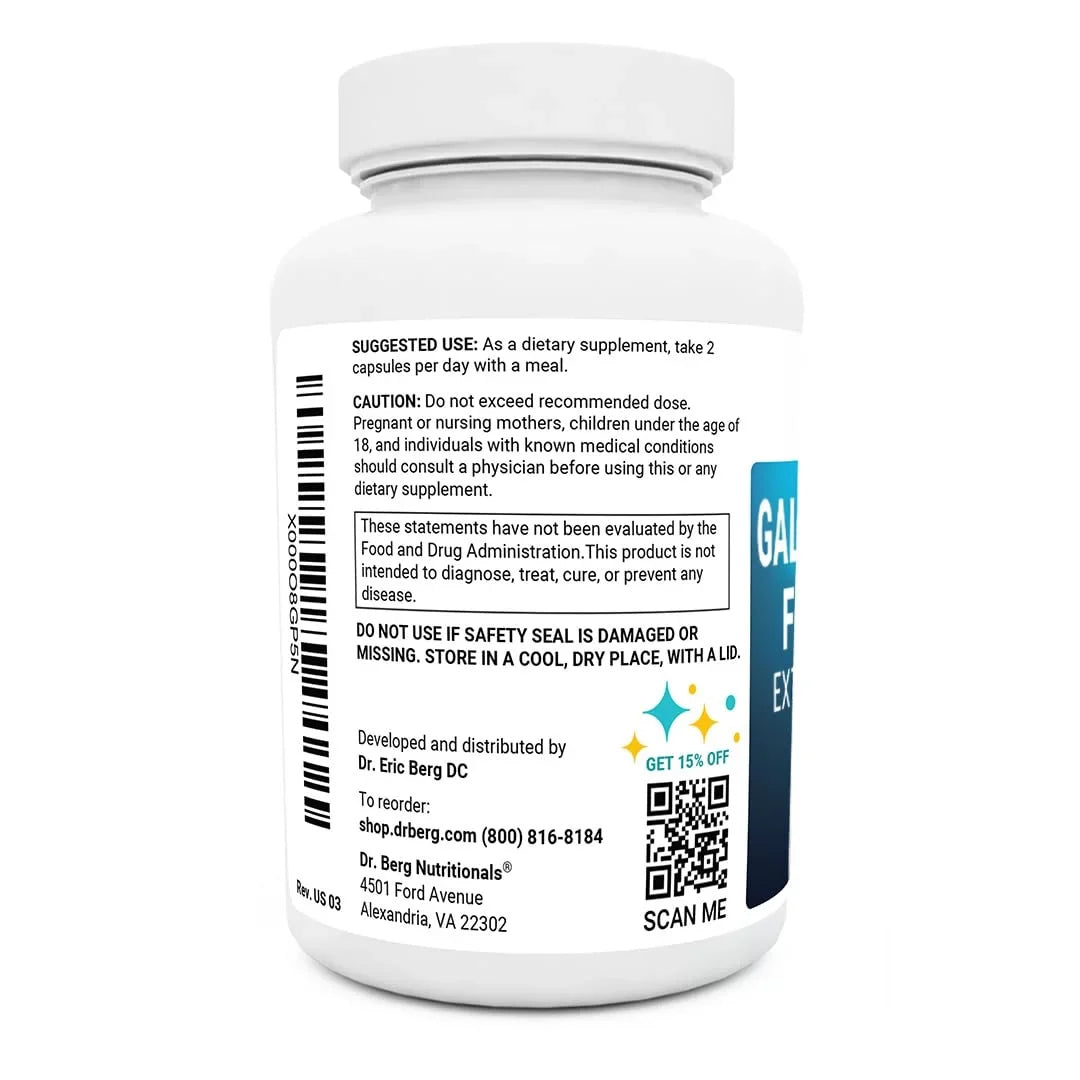 Berg Capsules Gallbladder Strength, Formula Dr. 90 Extra
