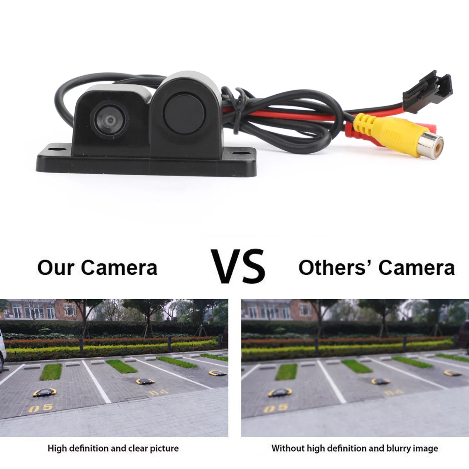 Alarm Radar + in Kit View 1 Park System Rear + Sound Camera Car Sensor Car 3