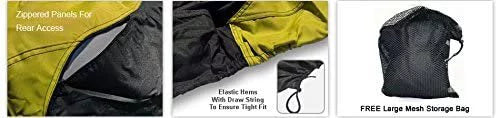 300LX - Rays, Yellow/Black Bag Storage Protects and 2011-2013 Color Jet More! from Weather UV Ultra All - Ski Trailer - Straps for Covers Trailerable Includes Kawasaki Sun, Weatherproof - Rain, and