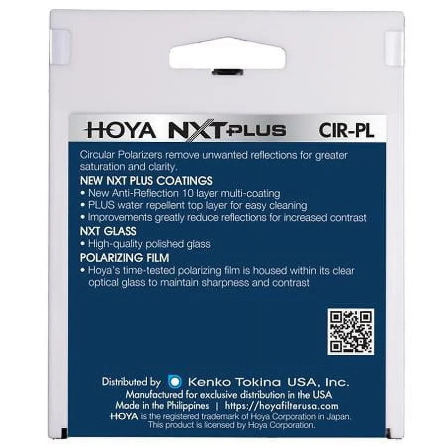 Slim Frame Glass Filter NXT Circular Polarizer 52mm Hoya Plus