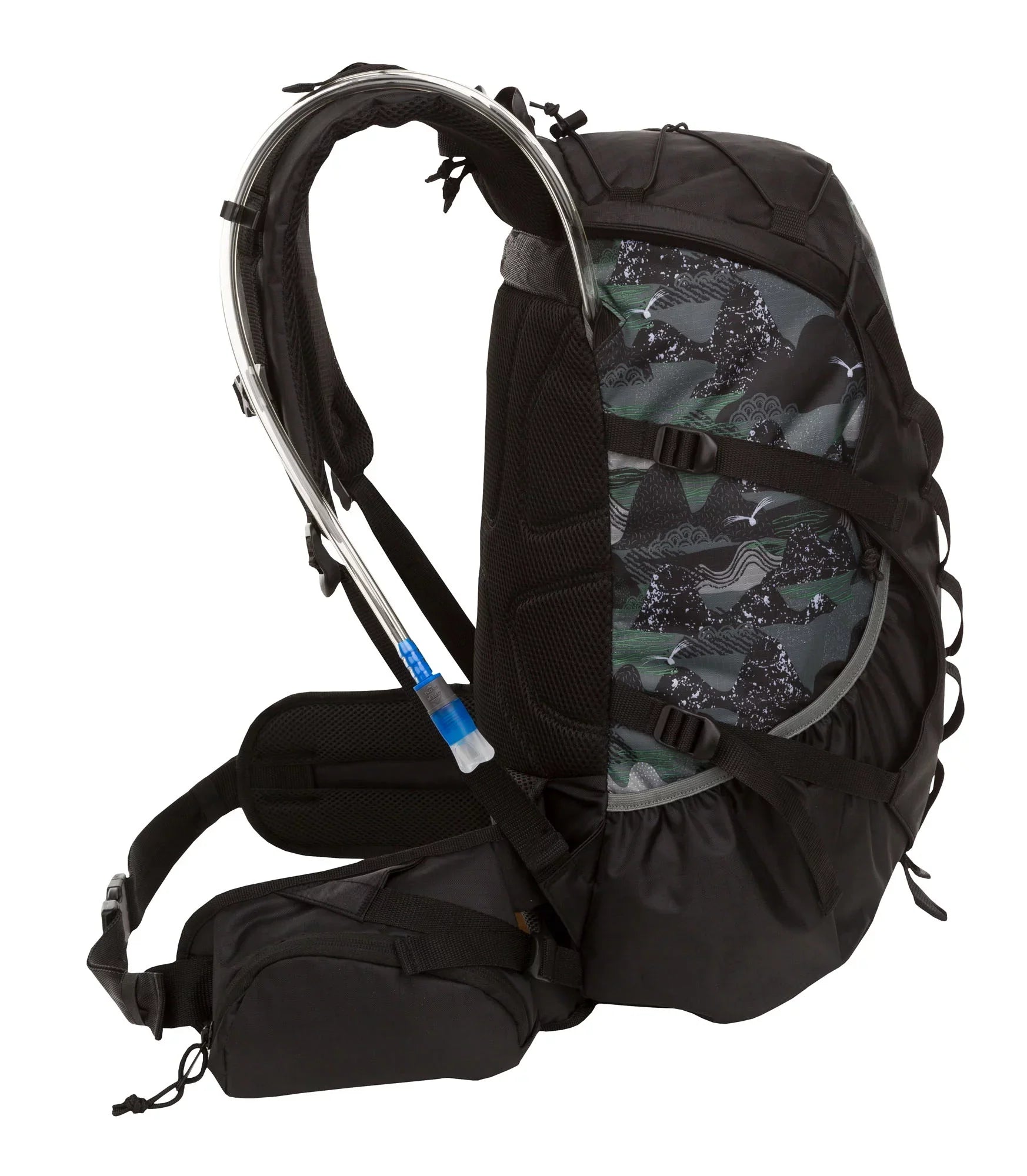 Outdoor Big Backpack Sur Hydration Frame, with 28.5 Unisex, Internal Bladder, L Products Black