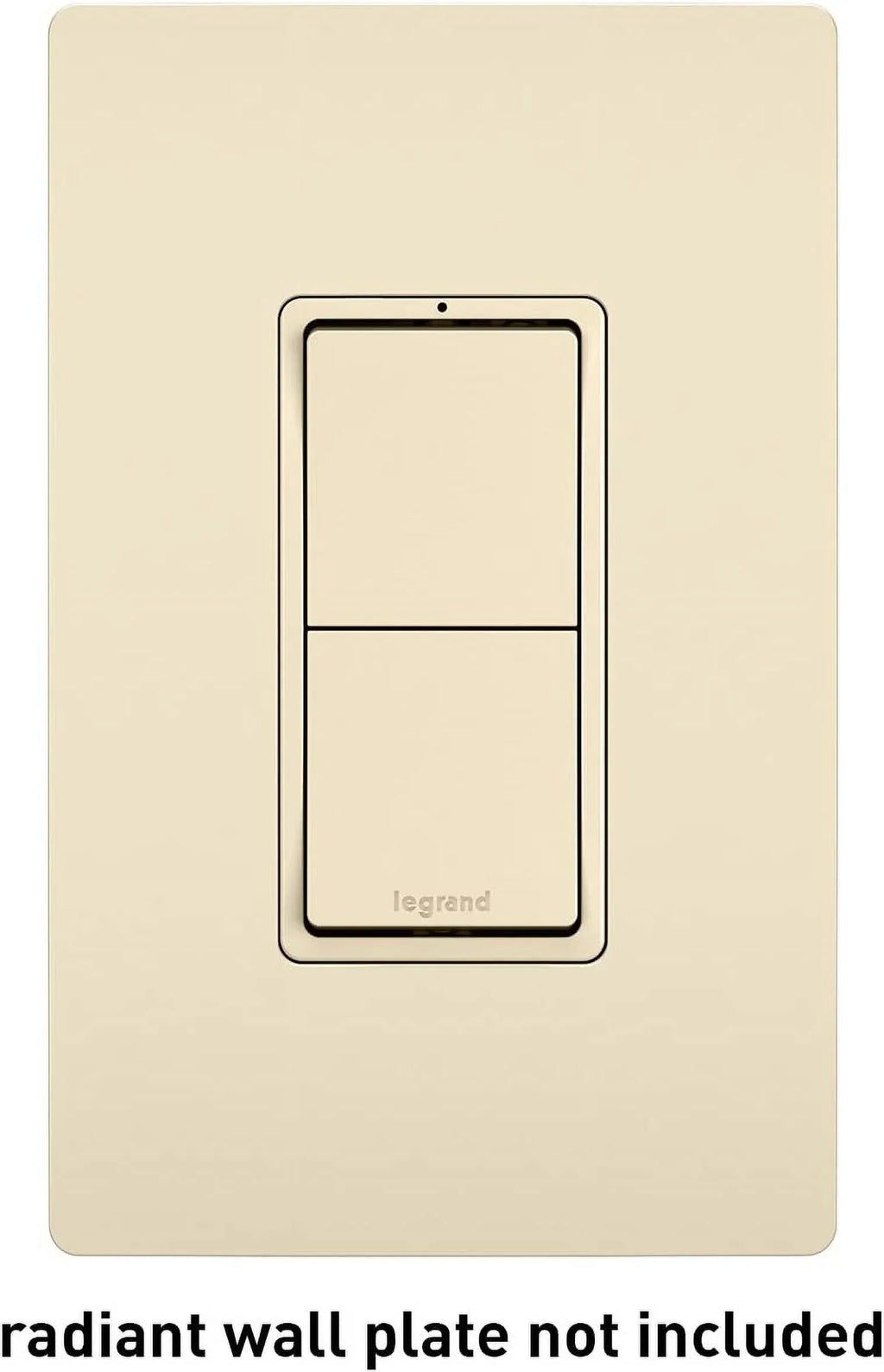 Quantity 6 - Radiant Pass 15A, Light Switch, RCD11LACC6 Seymour Legrand & 2 Single-Pole Almond